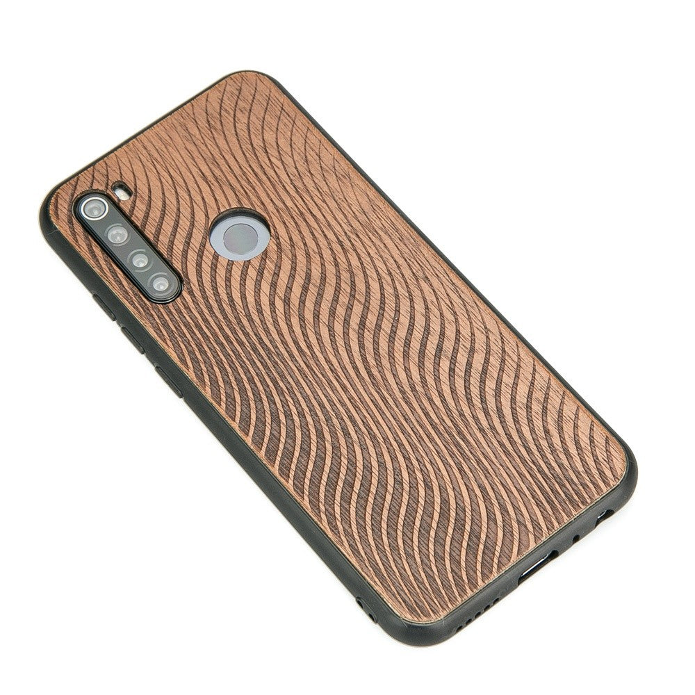 Holzhülle für Xiaomi Redmi Note 8T, Bewood Merbauwellen