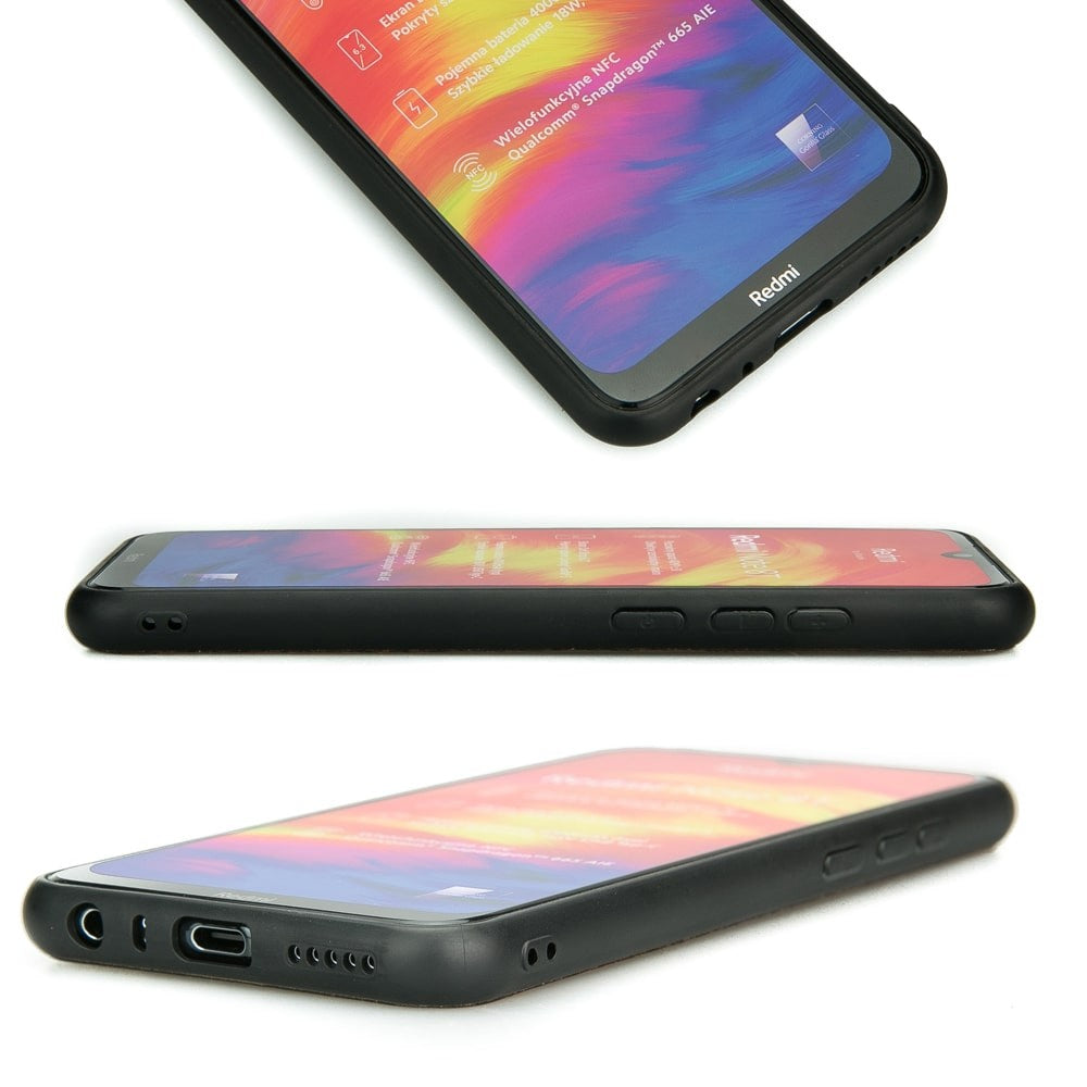 Holzhülle für Xiaomi Redmi Note 8T, Bewood Merbauwellen
