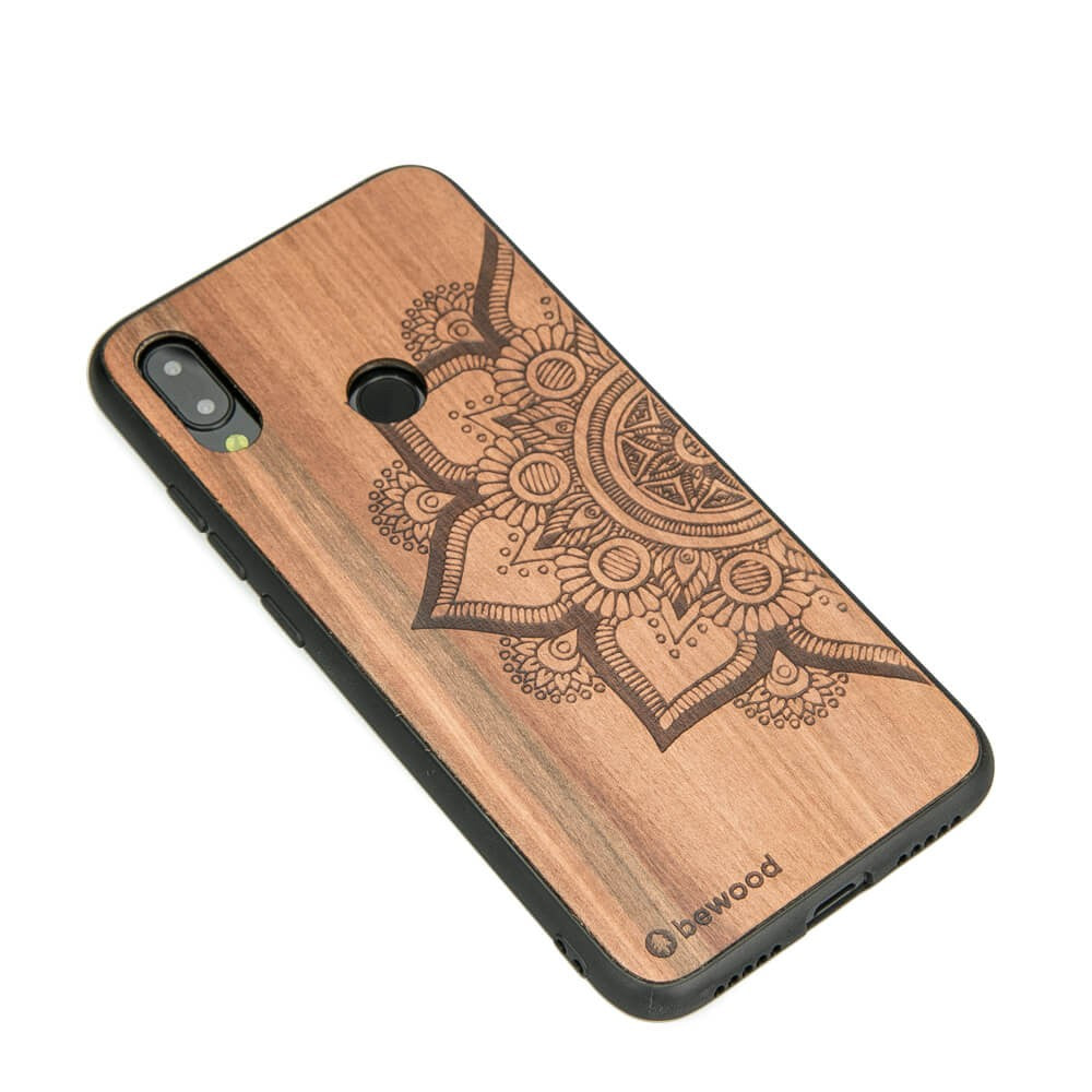 Holzhülle für Xiaomi Redmi Note 7, Bewood Apfelbaum Mandala