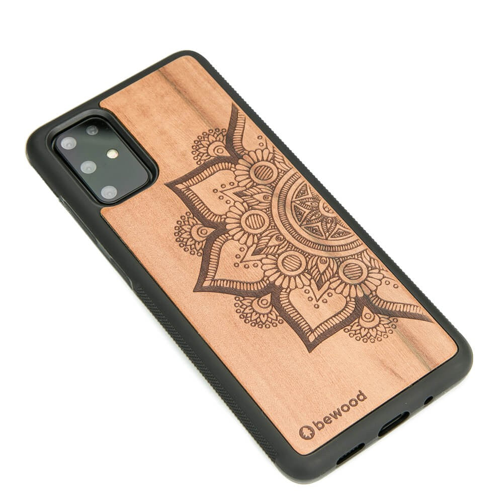 Holzhülle für Galaxy S20 Plus, Bewood Apfelbaum Mandala