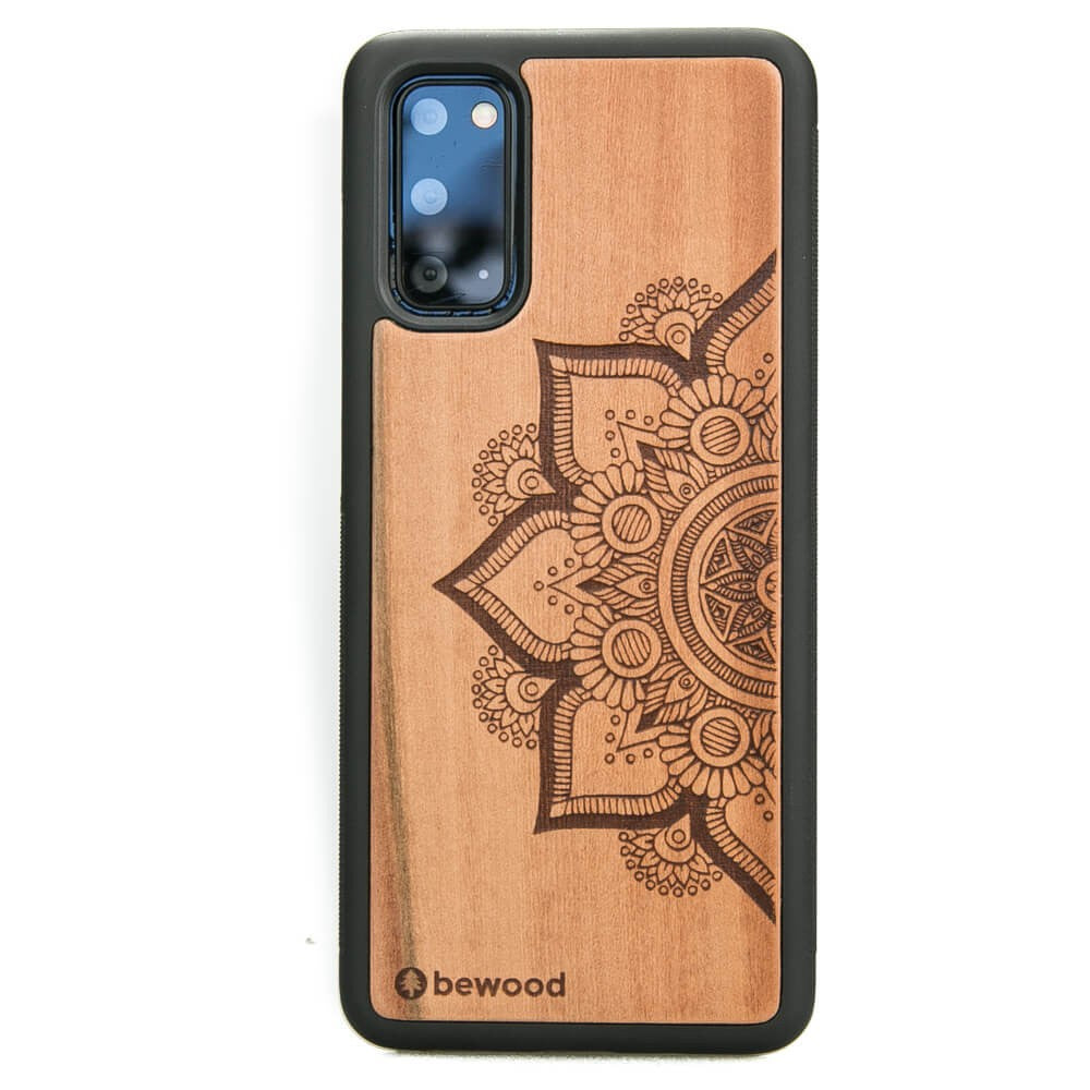 Holzhülle für Galaxy S20, Bewood Apfelbaum Mandala