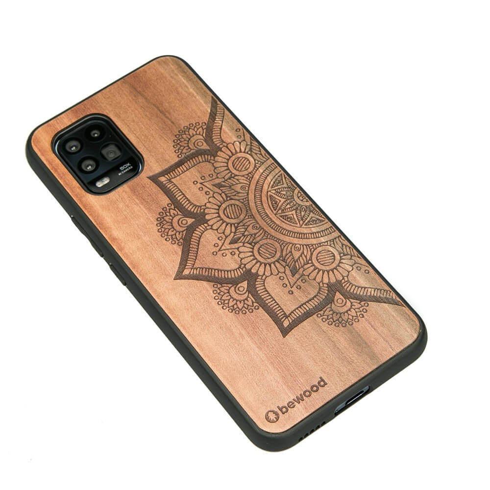 Holzhülle für Xiaomi Mi 10 Lite, Bewood Apfelbaum Mandala