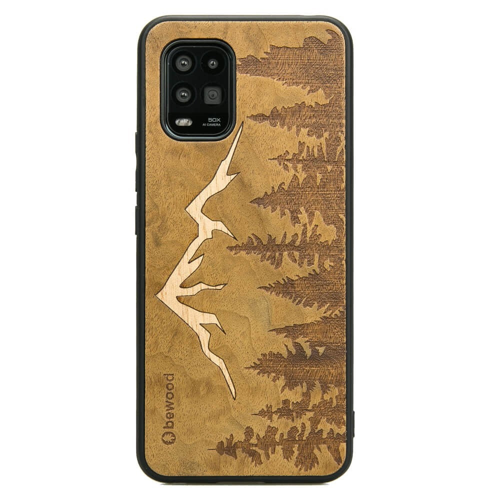 Holzhülle für Xiaomi Mi 10 Lite, Bewood Imbuia-Gebirge