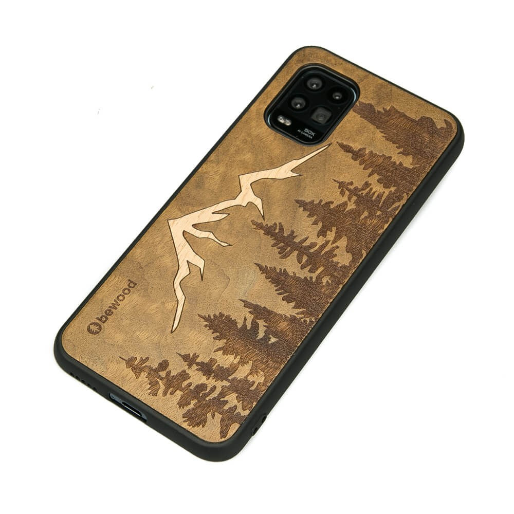 Holzhülle für Xiaomi Mi 10 Lite, Bewood Imbuia-Gebirge