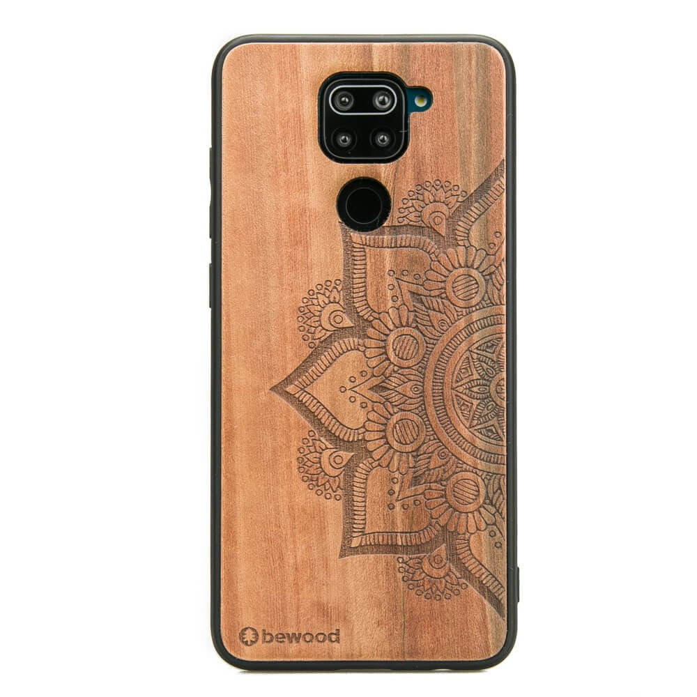 Holzhülle für Xiaomi Redmi Note 9, Bewood Apfelbaum Mandala