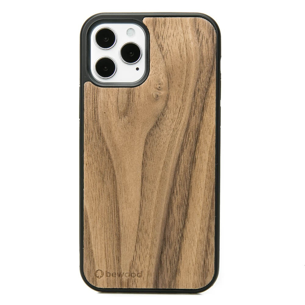 Holzhülle für iPhone 12 Pro / 12, Bewood Amerikanischer Nussbaum