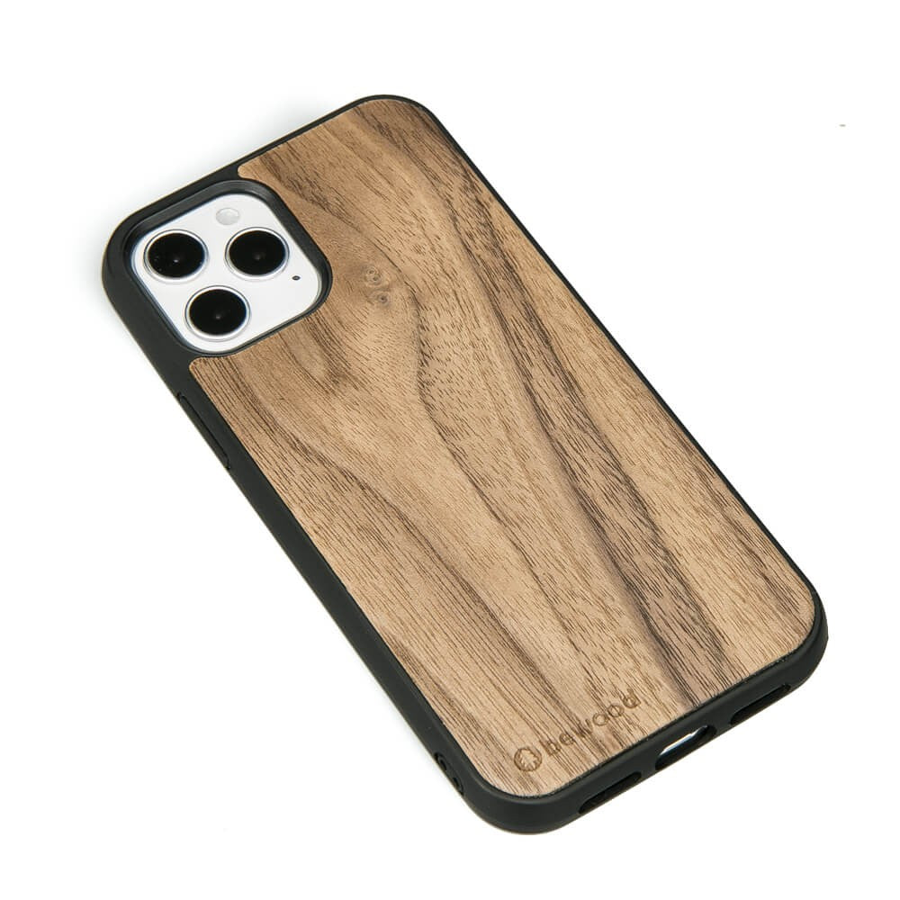 Holzhülle für iPhone 12 Pro / 12, Bewood Amerikanischer Nussbaum