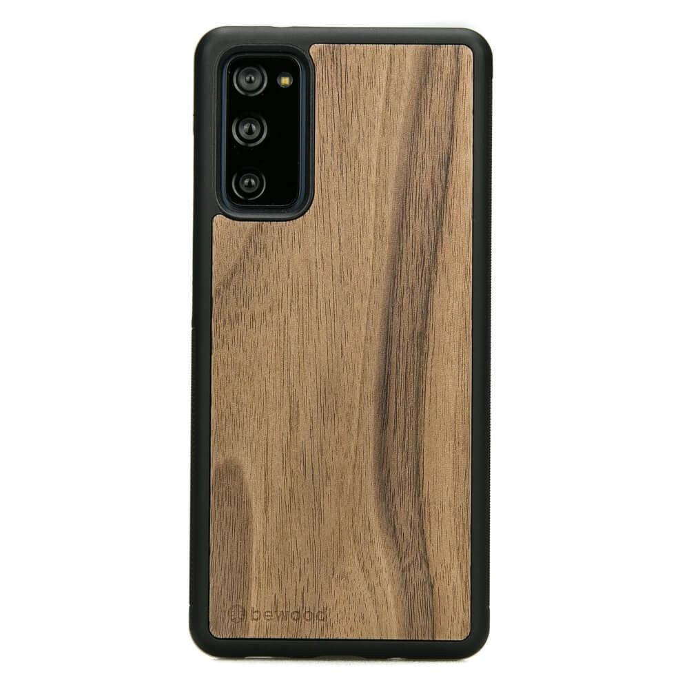 Holzhülle für Galaxy S20 FE, Bewood Amerikanischer Nussbaum
