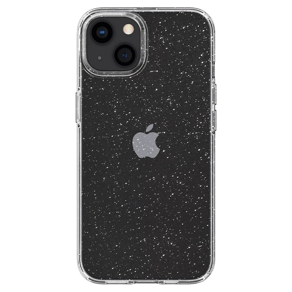 Schutzhülle Spigen Liquid Crystal Glitter für iPhone 13, Transparent