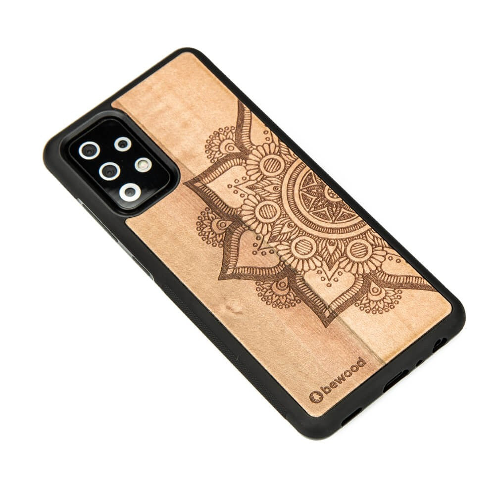 Holzhülle für Galaxy A52s / A52 5G / A52 4G, Bewood Apfelbaum Mandala