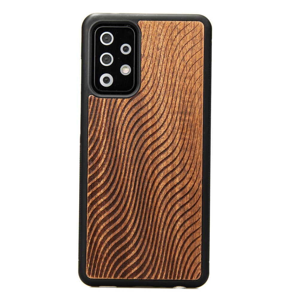 Holzhülle für Galaxy A72 5G, Bewood Merbauwellen