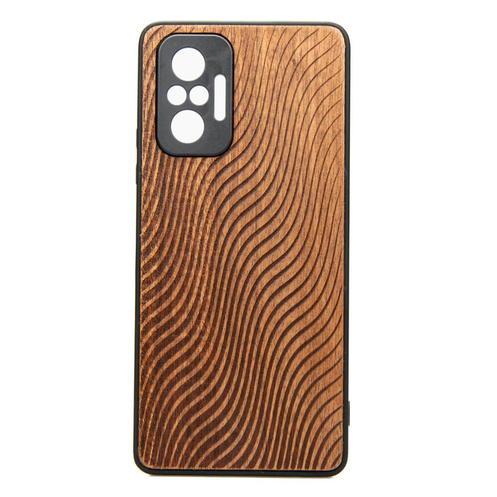 Holzhülle für Xiaomi Redmi Note 10 Pro, Bewood Merbauwellen