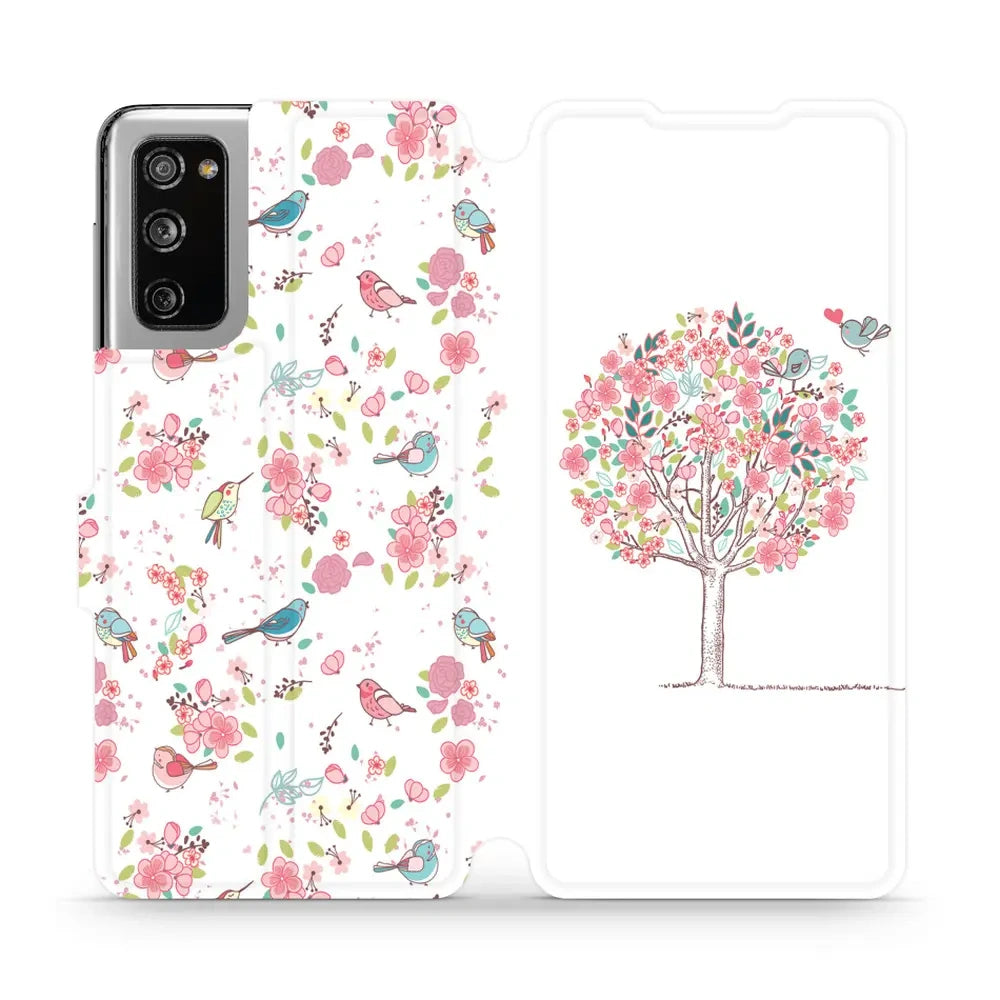 Handyhülle mit klappe für Galaxy S20 FE, Mobiwear Book, Rosa Hain