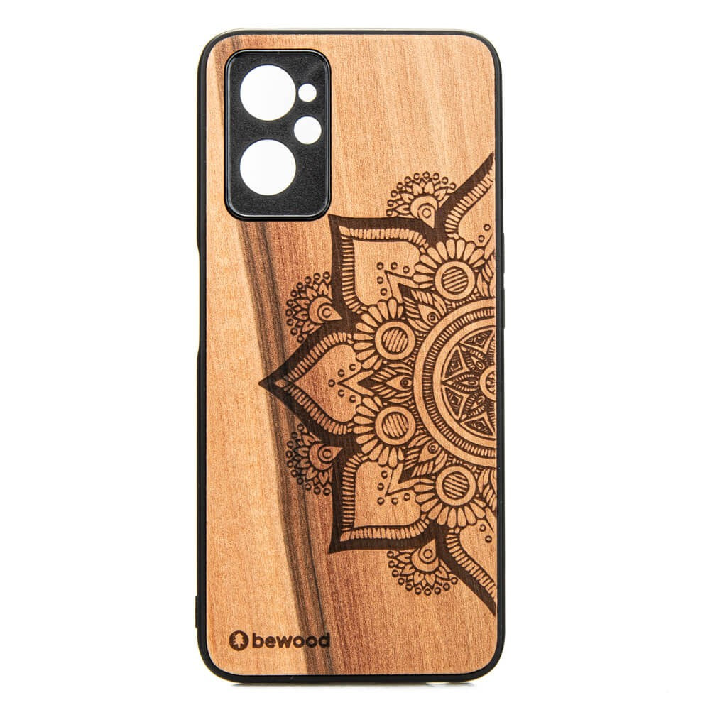 Holzhülle für Realme 9i, Bewood Apfelbaum Mandala