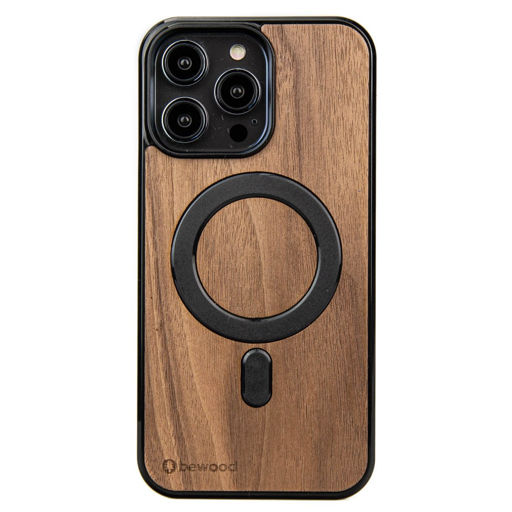 Holzhülle für iPhone 14 Pro Max, Bewood Amerikanischer für MagSafe
