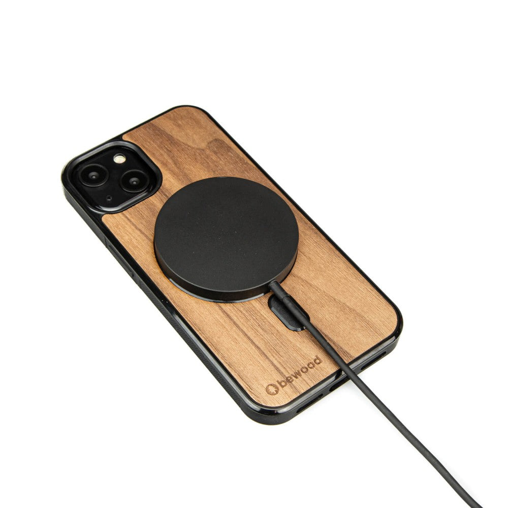 Holzhülle für iPhone 13, Bewood Amerikanischer für MagSafe