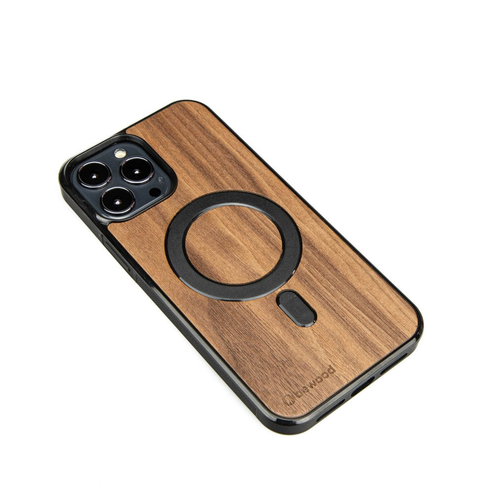 Holzhülle für iPhone 13 Pro Max, Bewood Amerikanischer für MagSafe