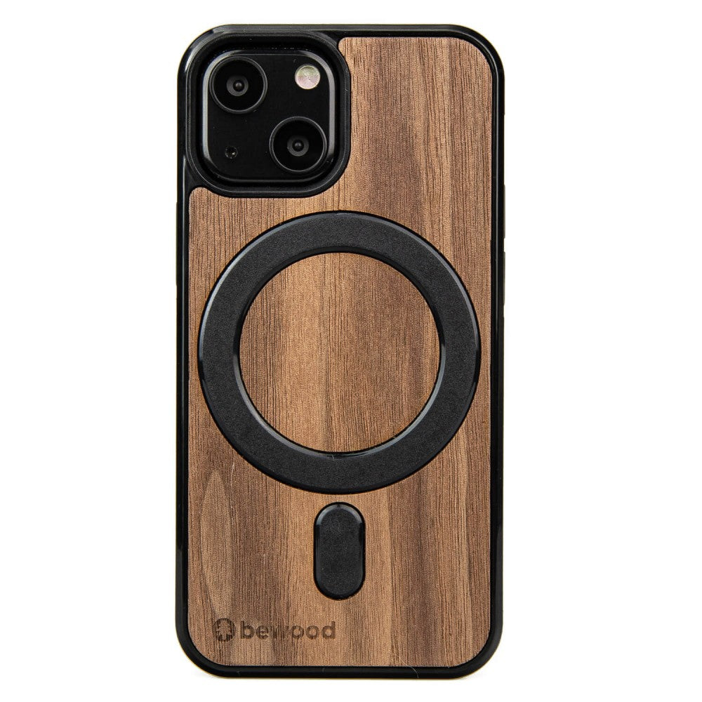 Holzhülle für iPhone 13 Mini, Bewood Amerikanischer für MagSafe