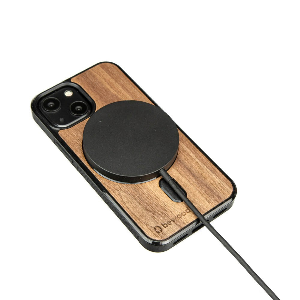 Holzhülle für iPhone 13 Mini, Bewood Amerikanischer für MagSafe