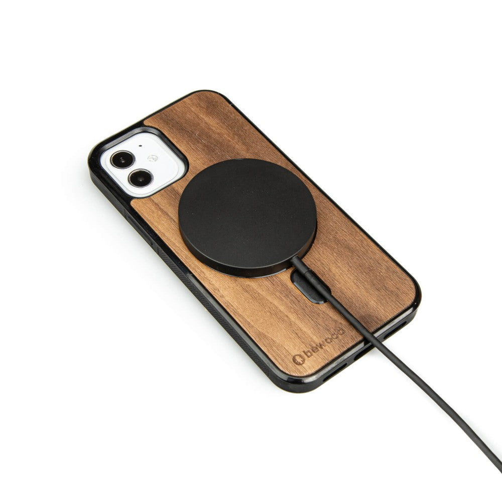 Holzhülle für iPhone 12 Pro / 12, Bewood Amerikanischer für MagSafe