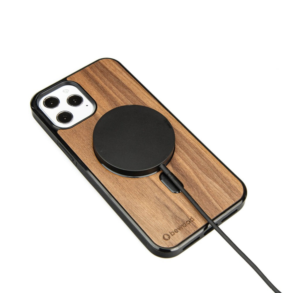 Holzhülle für iPhone 12 Pro Max, Bewood Amerikanischer für MagSafe