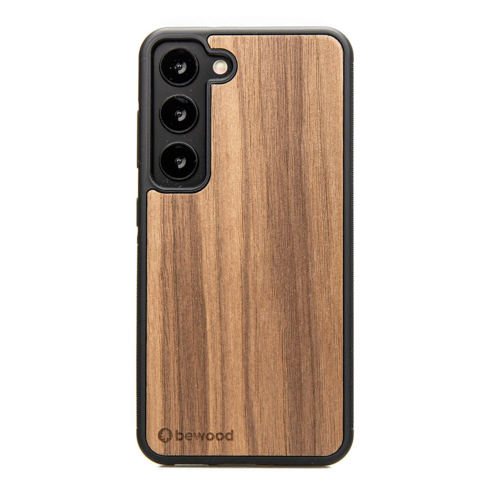 Holzhülle für Galaxy S23, Bewood Amerikanischer Nussbaum