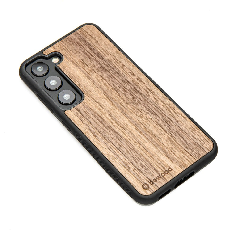 Holzhülle für Galaxy S23, Bewood Amerikanischer Nussbaum