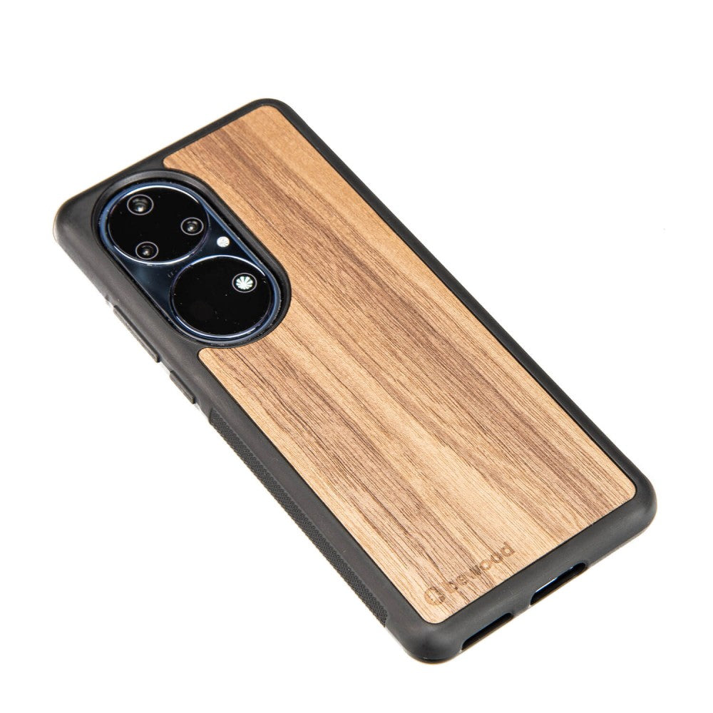 Holzhülle für Huawei P50 Pro, Bewood Amerikanischer Nussbaum