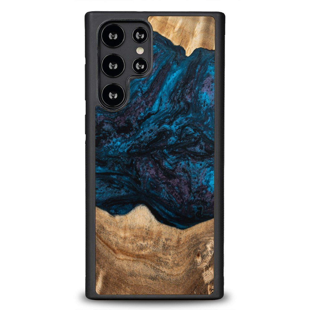 Holzhülle für Galaxy S22 Ultra, Bewood Unique Planets Neptun