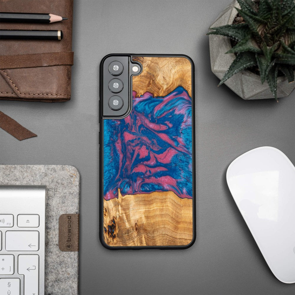 Holzhülle für Galaxy S22 Plus, Bewood Unique Neons Vegas