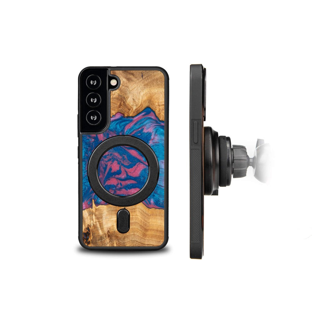 Holzhülle für Galaxy S22, Bewood Unique Neons Vegas