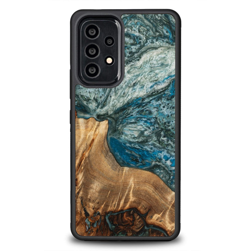 Holzhülle für Galaxy A53 5G, Bewood Unique Planets Erde