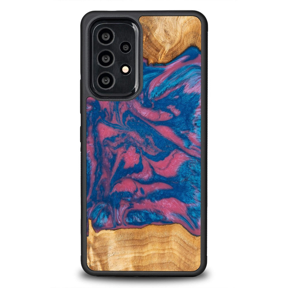 Holzhülle für Galaxy A53 5G, Bewood Unique Neons Vegas