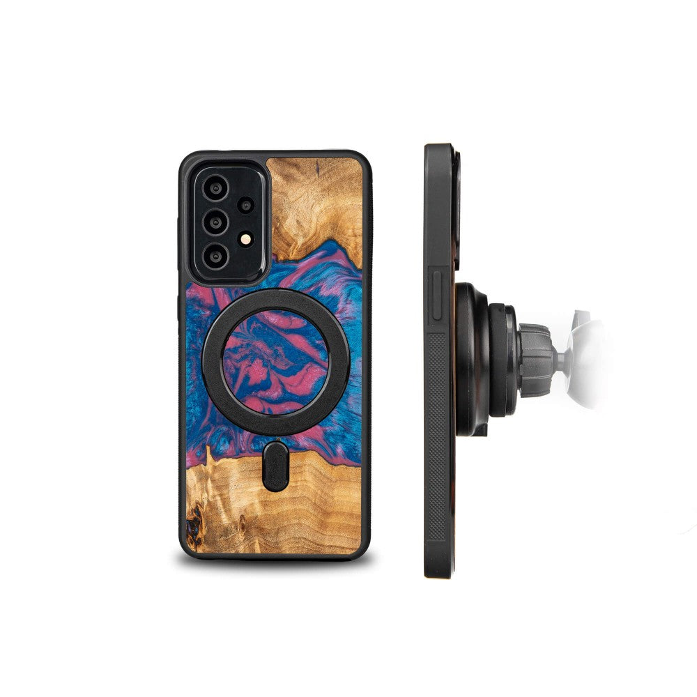 Holzhülle für Galaxy A33 5G, Bewood Unique Neons Vegas