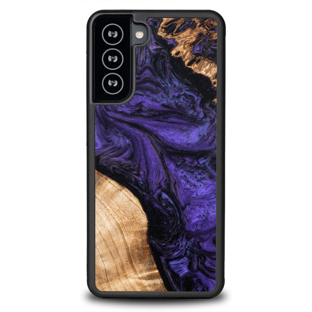 Holzhülle für Galaxy S21, Bewood Unique Violet