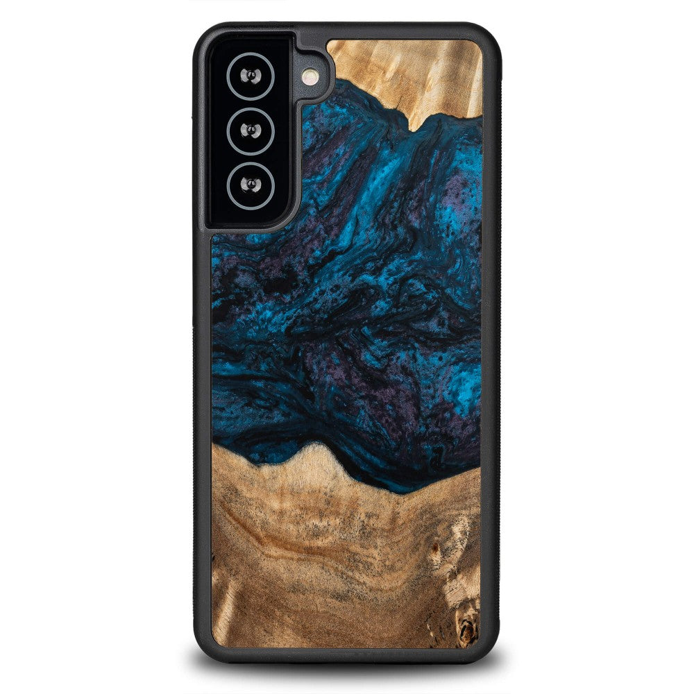 Holzhülle für Galaxy S21, Bewood Unique Planets Neptun