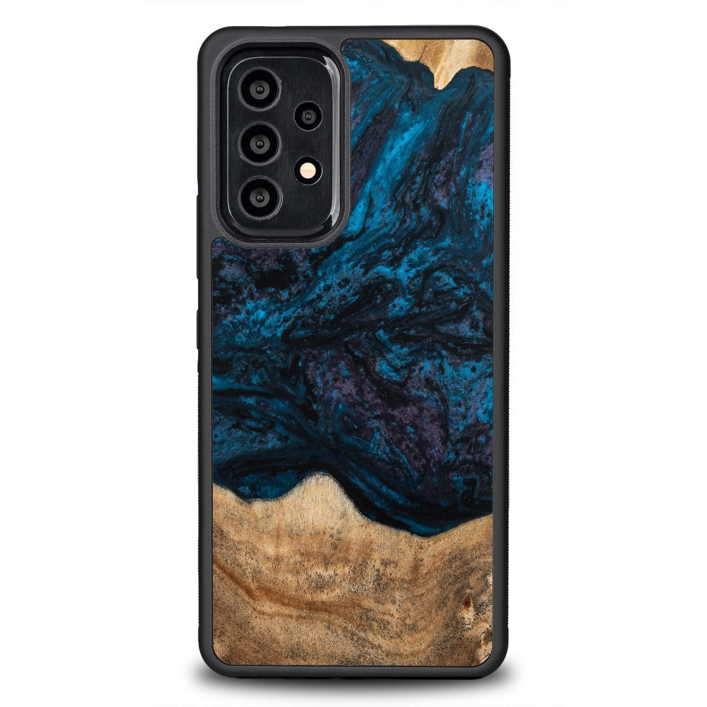 Holzhülle für Galaxy A73 5G, Bewood Unique Planets Neptun