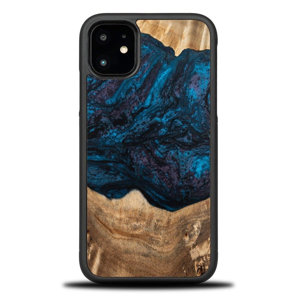 Holzhülle für iPhone 11, Bewood Unique Planets Neptun