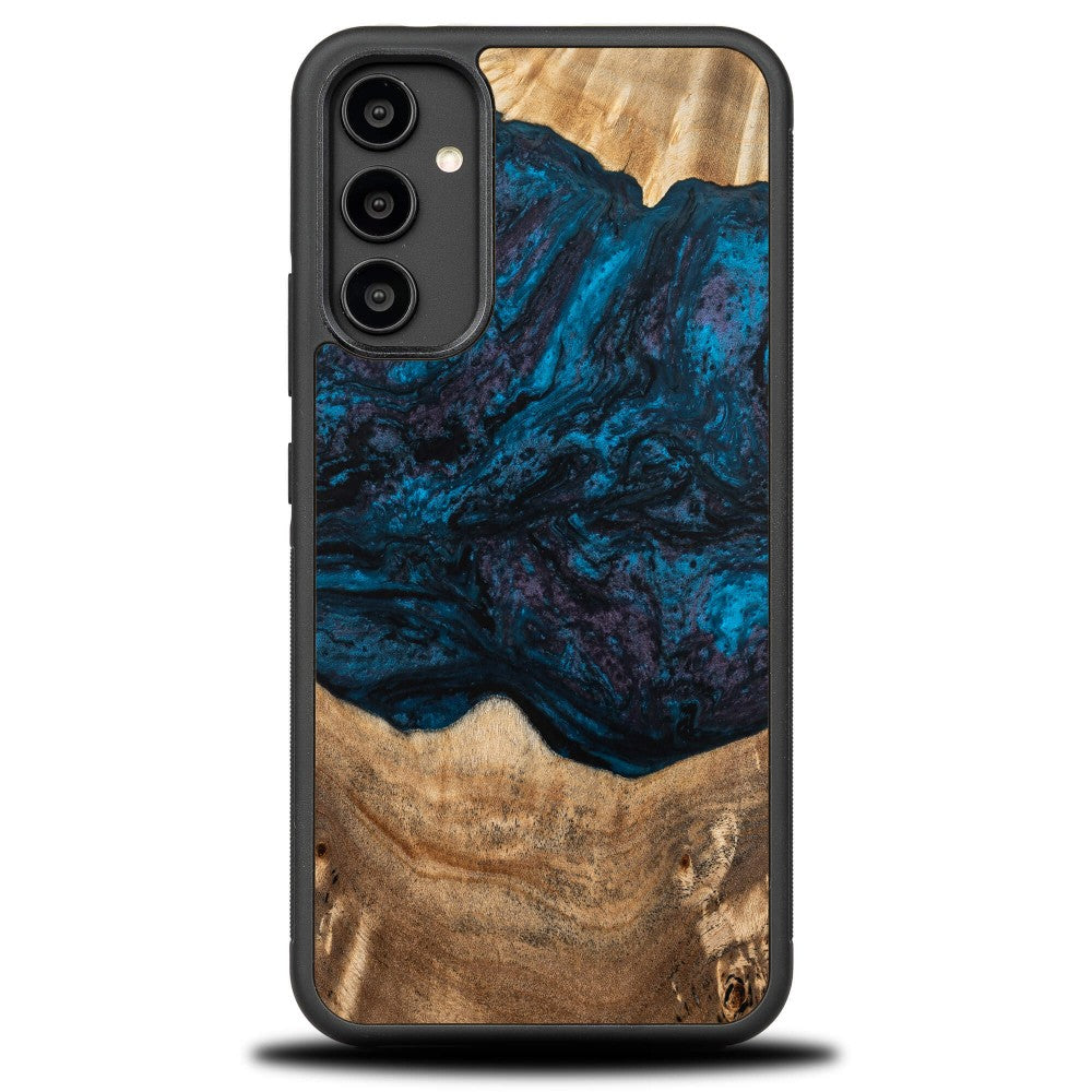 Holzhülle für Galaxy A34 5G, Bewood Unique Planets Neptun