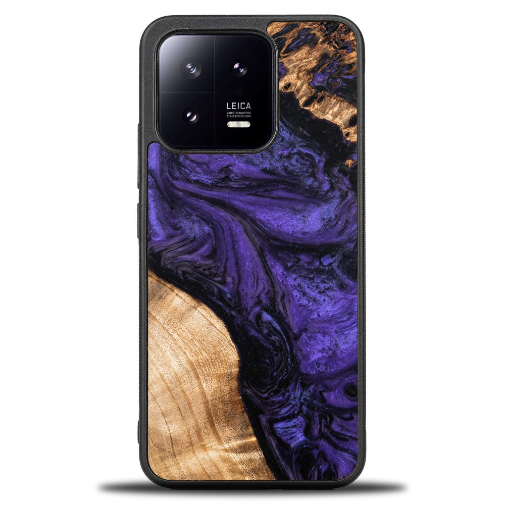 Holzhülle für Xiaomi 13, Bewood Unique Violet