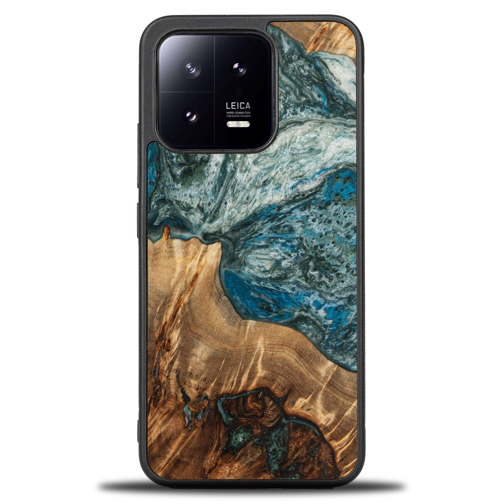 Holzhülle für Xiaomi 13, Bewood Unique Planets Erde