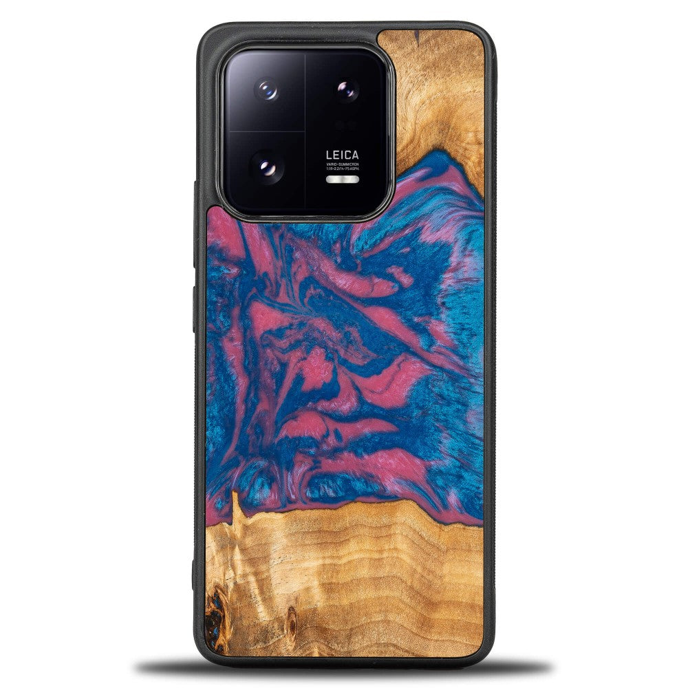 Holzhülle für Xiaomi 13 Pro, Bewood Unique Neons Vegas