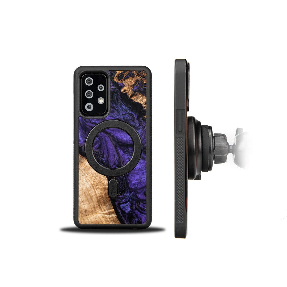 Holzhülle für Galaxy A52s / A52 5G / A52 4G, Bewood Unique Violet