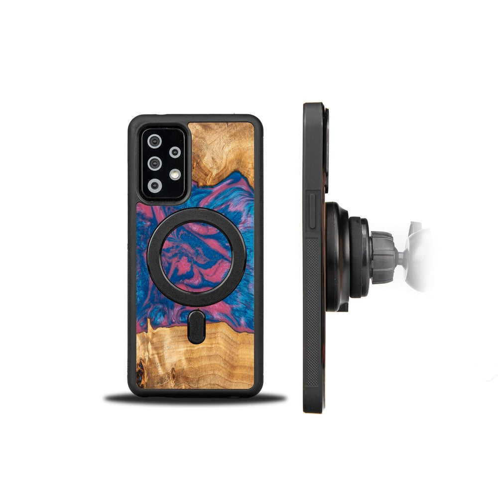 Holzhülle für Galaxy A52s / A52 5G / A52 4G, Bewood Unique Neons Vegas
