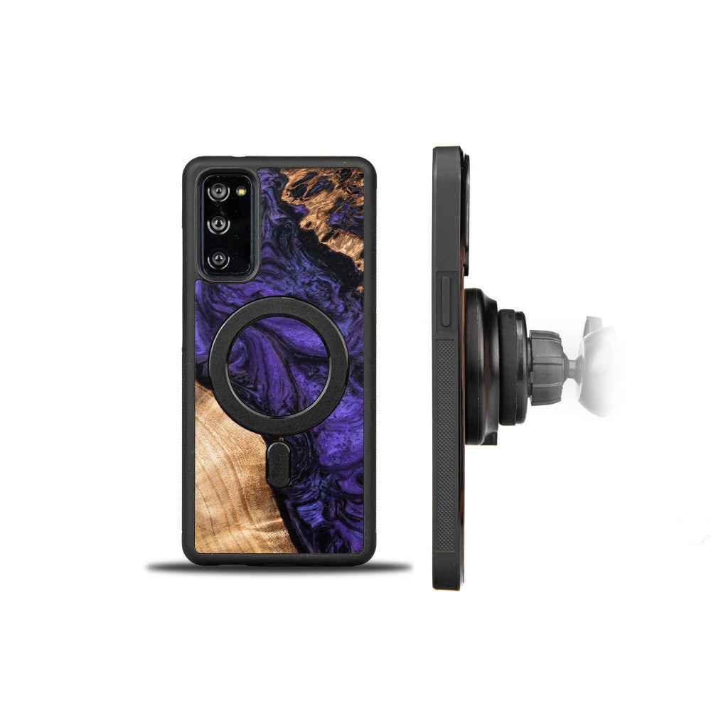 Holzhülle für Galaxy S20 FE, Bewood Unique Violet