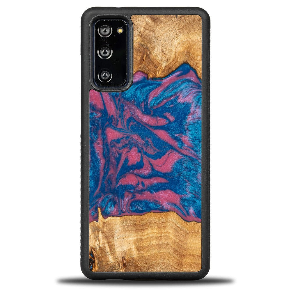 Holzhülle für Galaxy S20 FE, Bewood Unique Neons Vegas