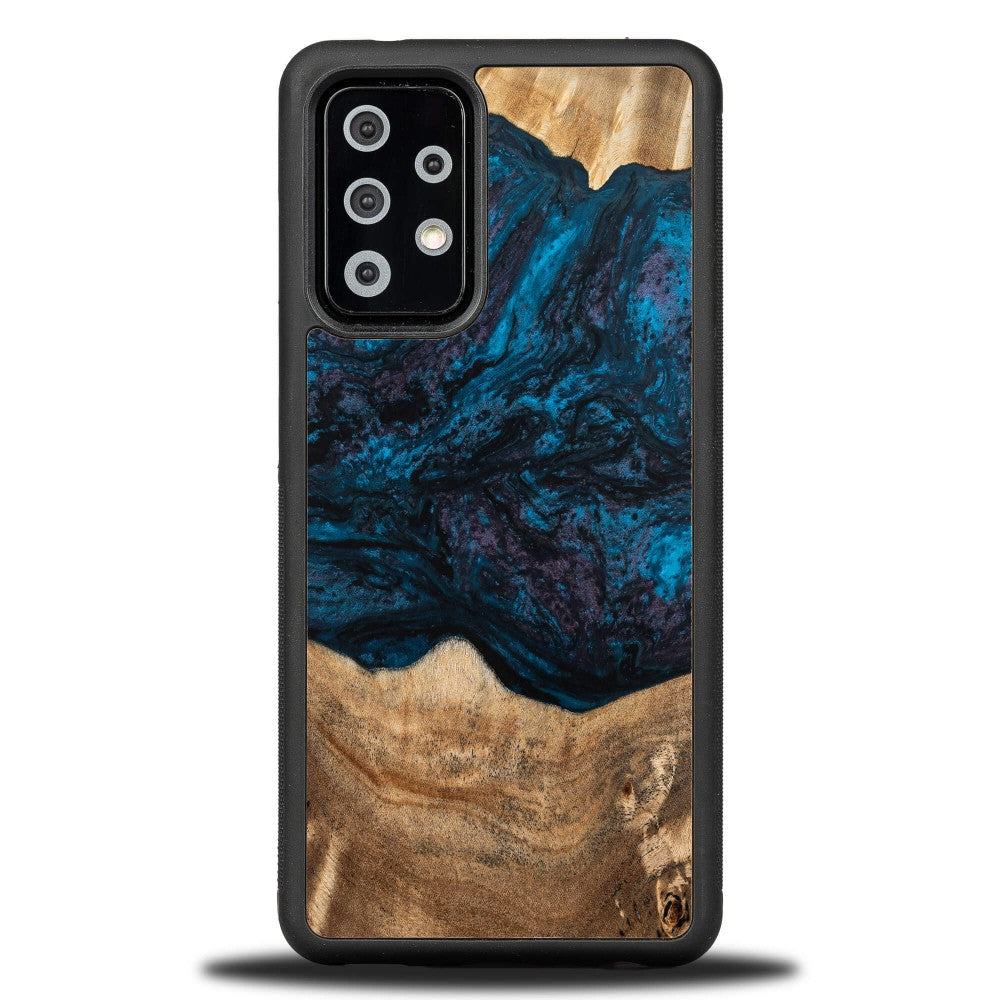 Holzhülle für Galaxy A72 5G, Bewood Unique Planets Neptun