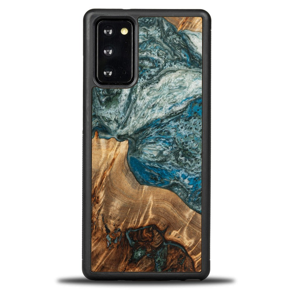 Holzhülle für Galaxy Note 20, Bewood Unique Planets Erde