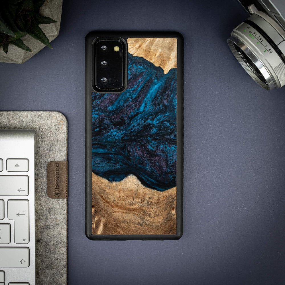 Holzhülle für Galaxy Note 20, Bewood Unique Planets Neptun