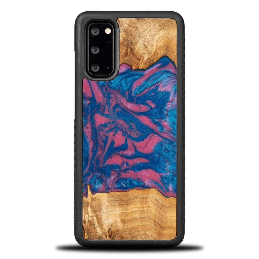Holzhülle für Galaxy S20, Bewood Unique Neons Vegas